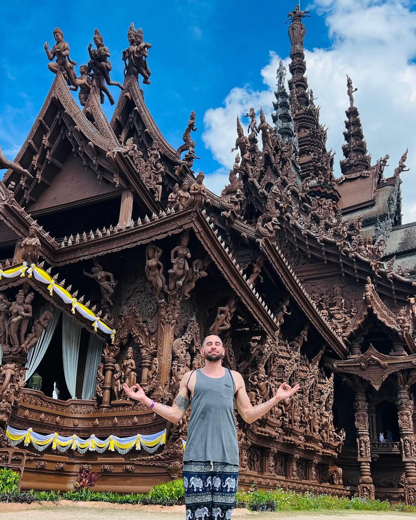 Temple of Truth Thailand circa 2024